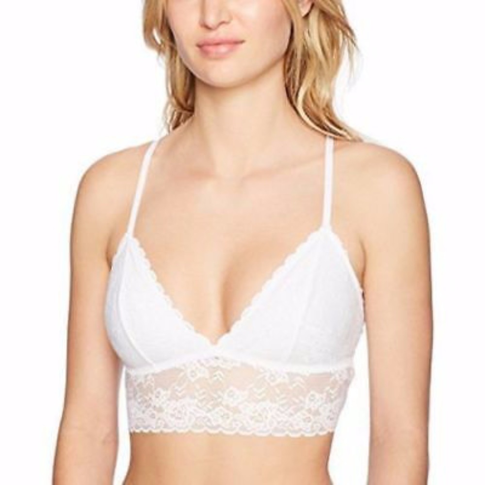 Maidenform Longline White Lace Bralette DM1127